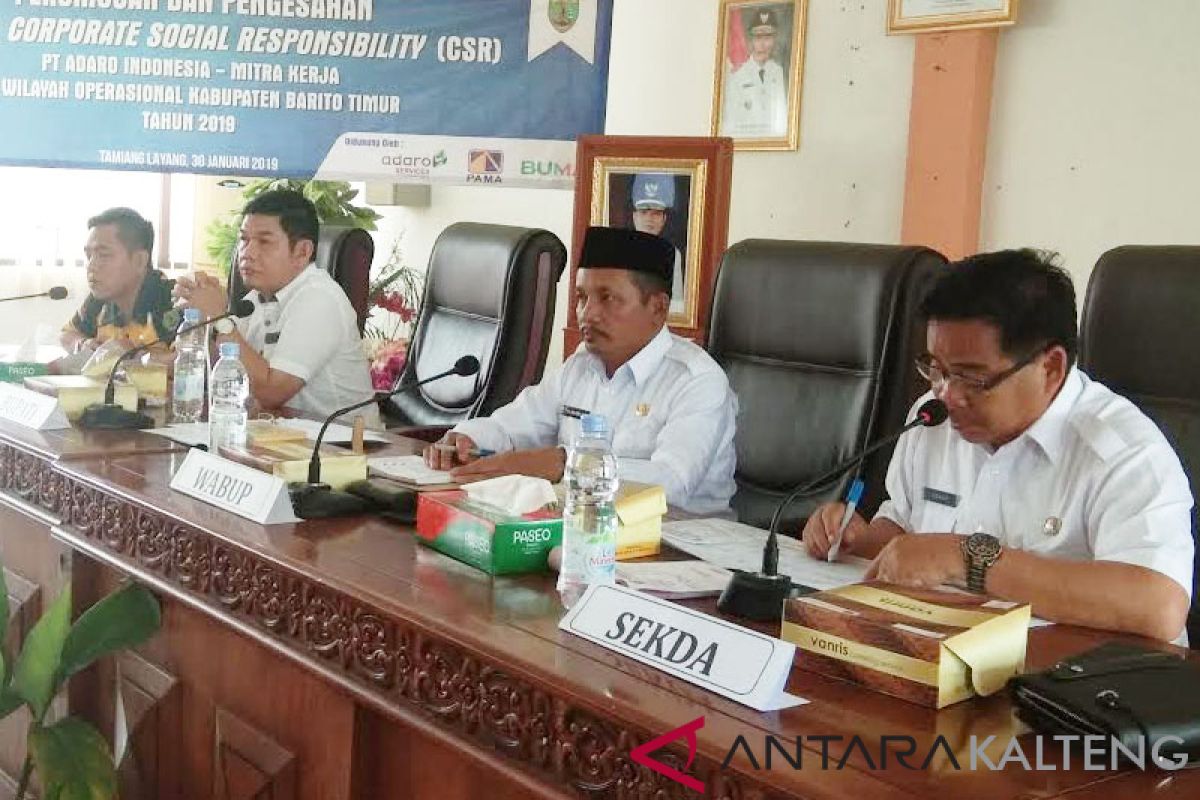 Bupati Bartim berharap pembangunan taman kota gunakan dana CSR