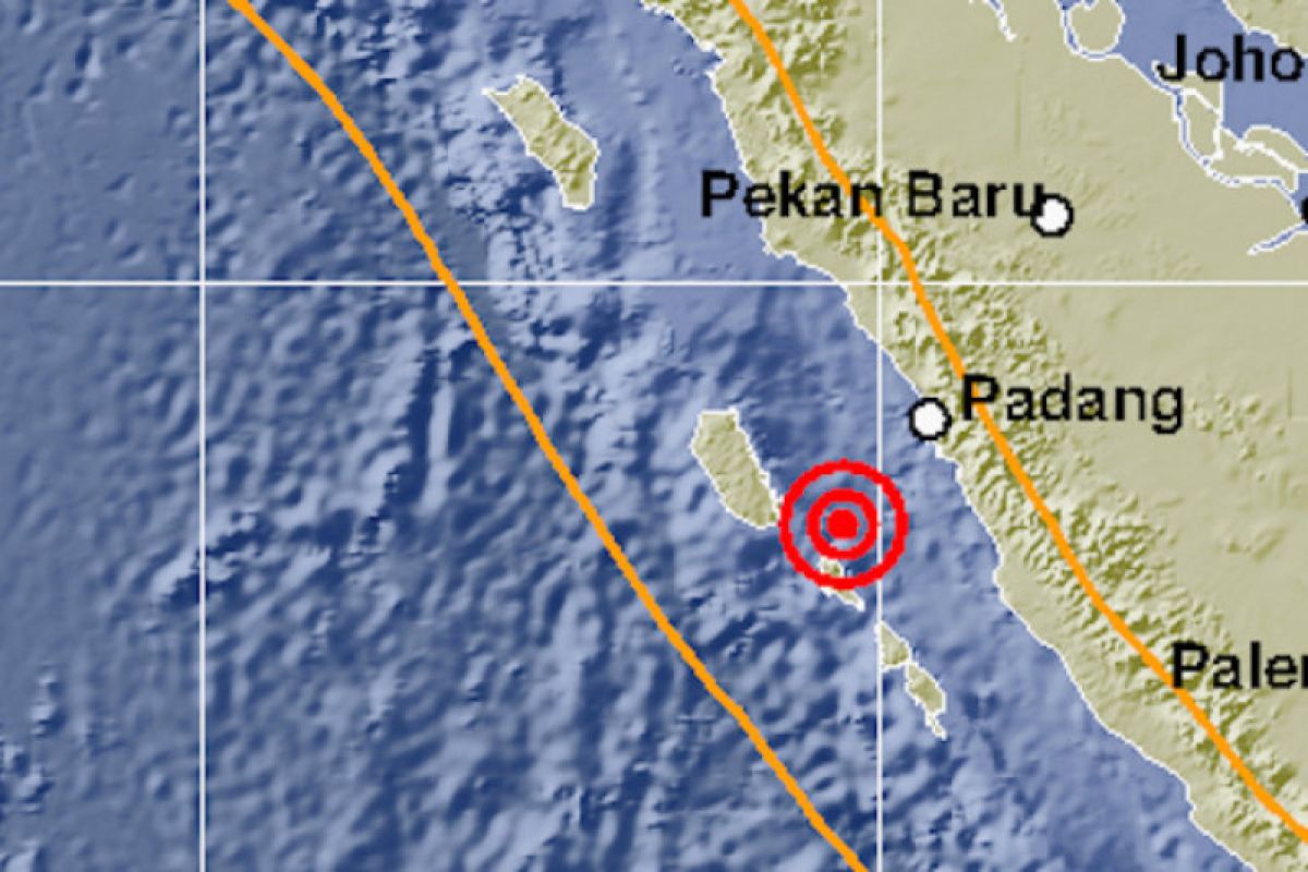 Mentawai diguncang gempa bermagnitudo di atas 5 tapi tidak berpotensi tsunami