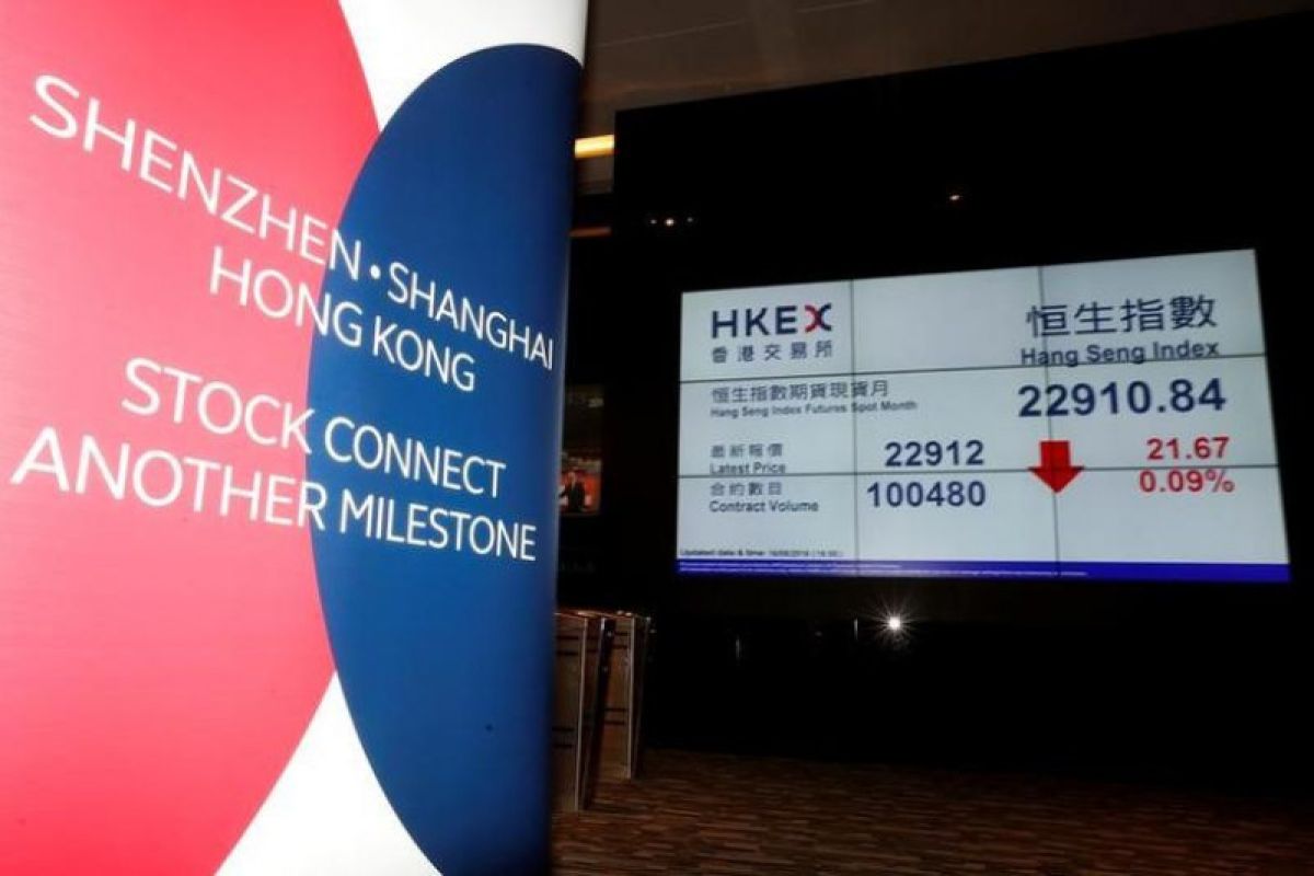 Bursa Hong Kong rontok,  Indeks Hang Seng dibuka turun 36,03 poin