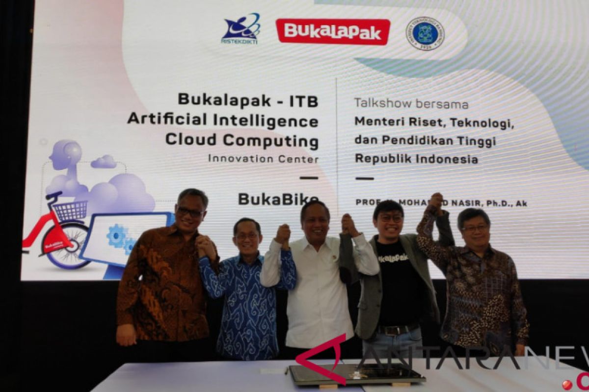 ITB-Bukalapak resmikan laboratorium riset berbasis AI dan "cloud computing"