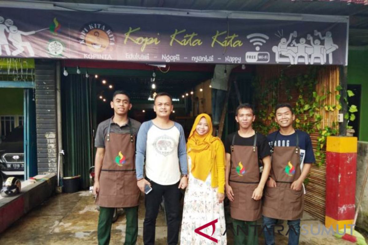 Mantap! Cafe Kopinta ala mahasiswa Polbangtan Medan