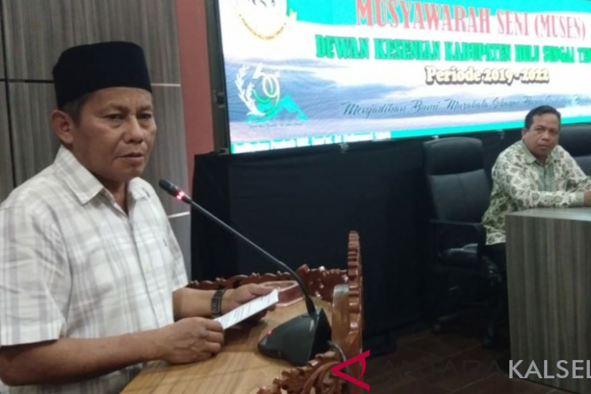 Sekda Tamzil terpilih sebagai ketua umum Dewan Kesenian Kabupaten HST