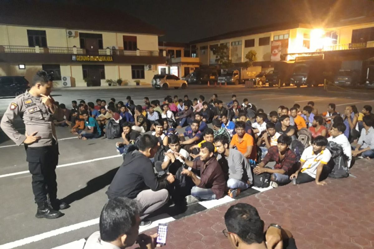 Polisi di Medan amankan imigran gelap asal Bangladesh