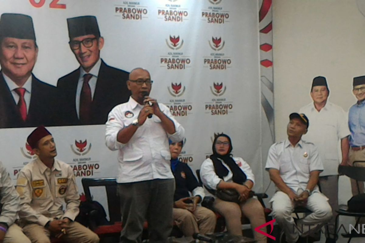 Sejumlah relawan bertekad menangkan Prabowo-Sandi