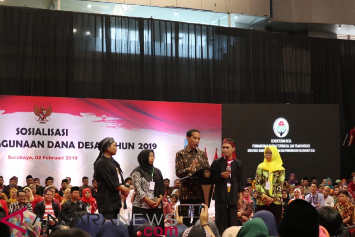 Presiden: infrastruktur desa jadi fondasi pembangunan