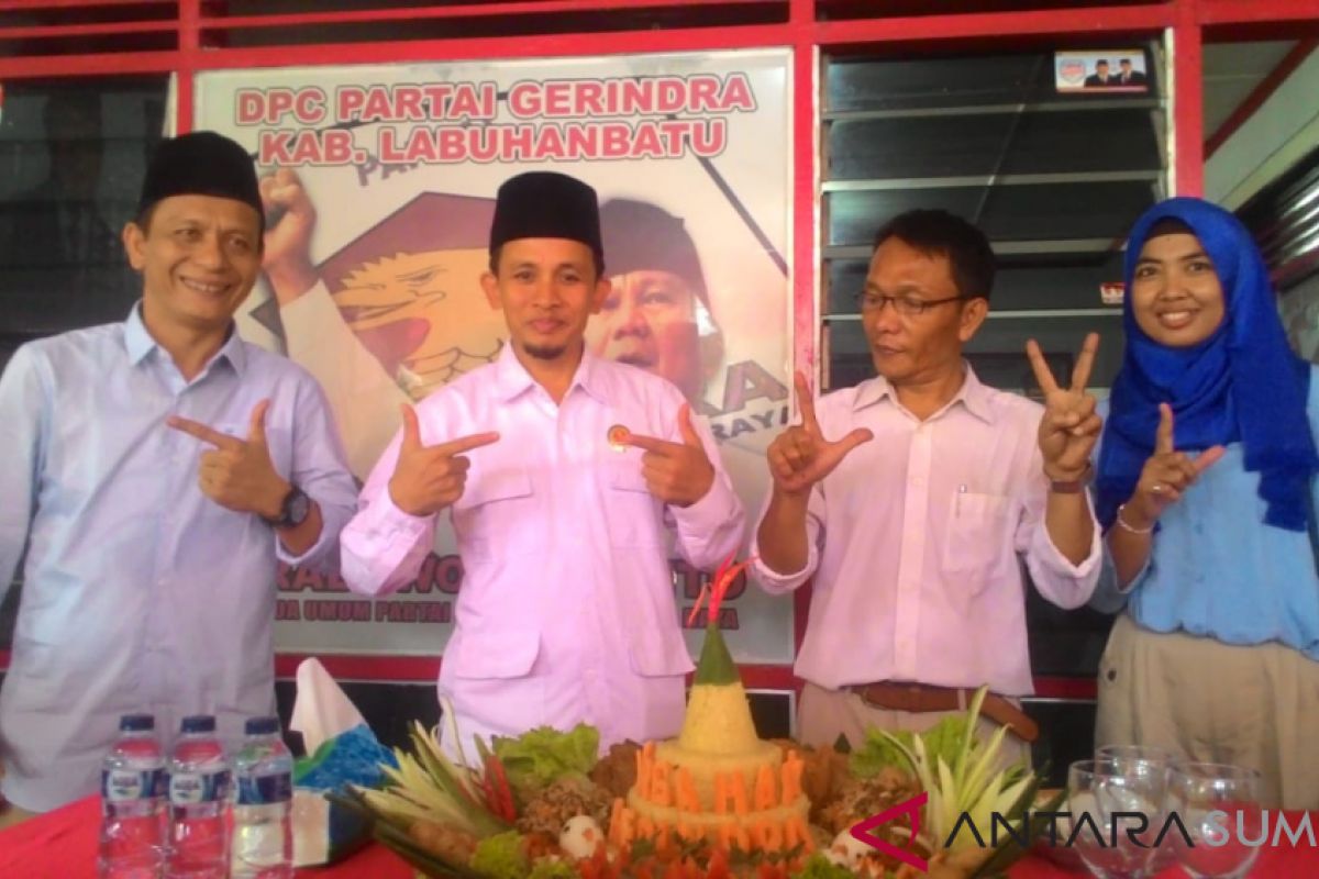 HUT ke-11, DPC Gerindra Labuhanbatu gelar aksi sosial