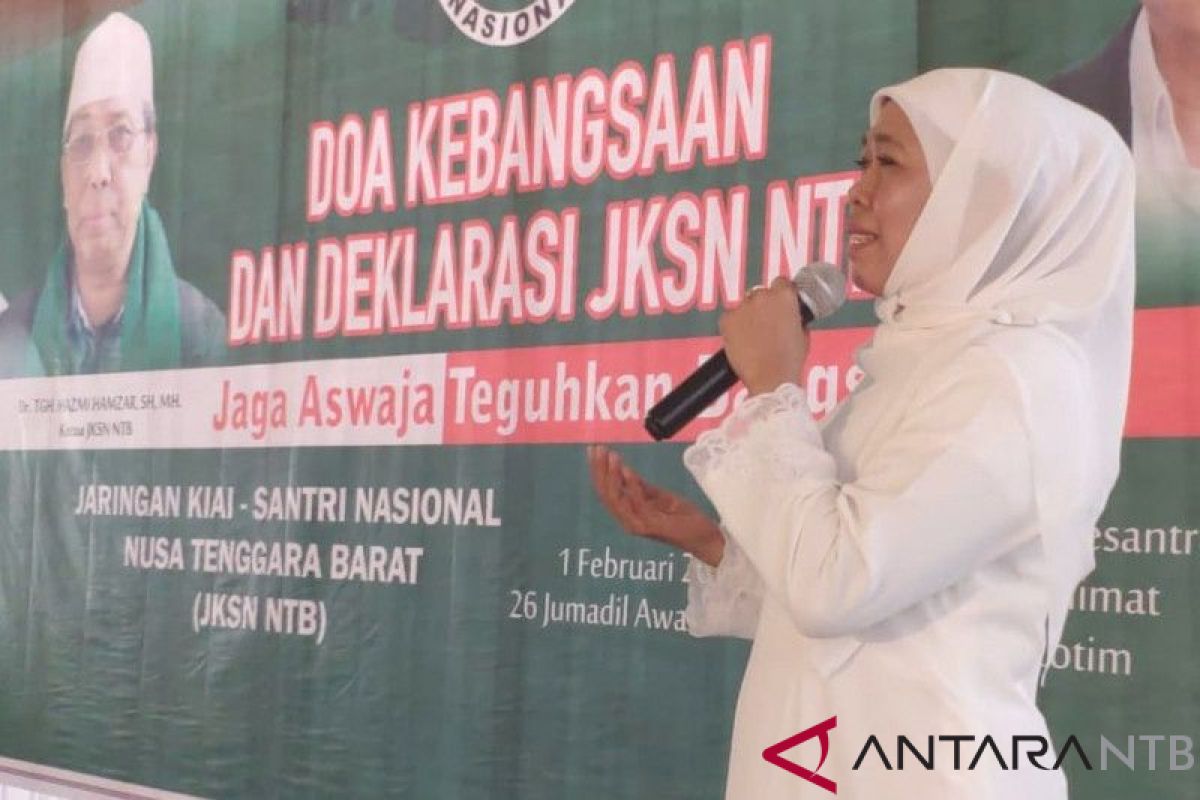 Khofifah ajak warga NTB pilih Jokowi-Ma`ruf Amin