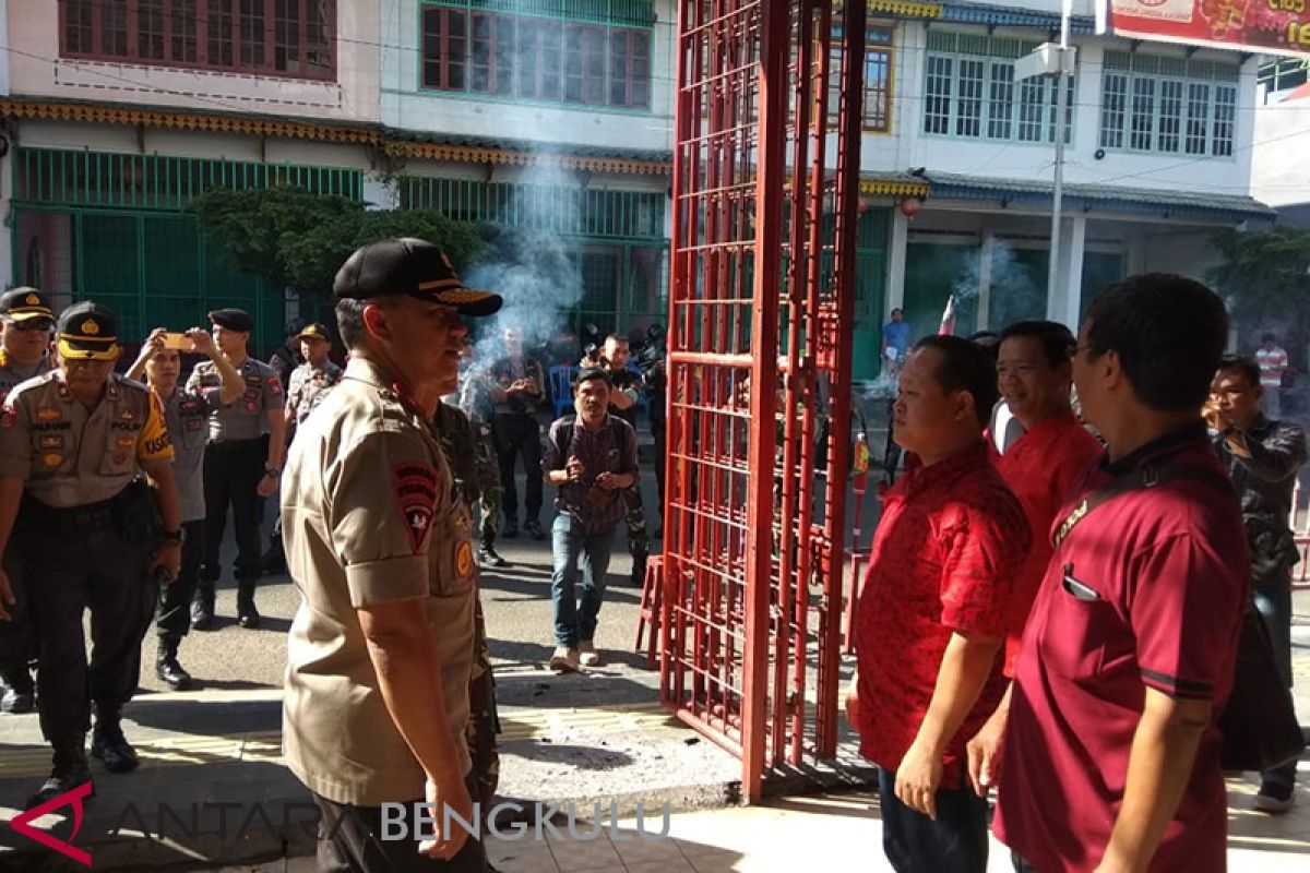 Kapolda : Perayaan Imlek di Bengkulu kondusif