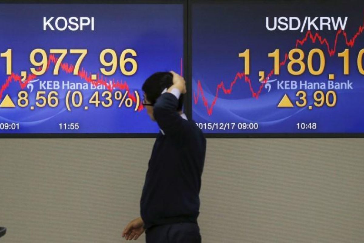 Bursa saham Seoul berakhir turun 0,22 persen