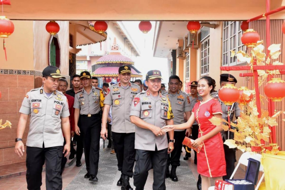 Kapolda Jambi cek pengamanan perayaan Imlek