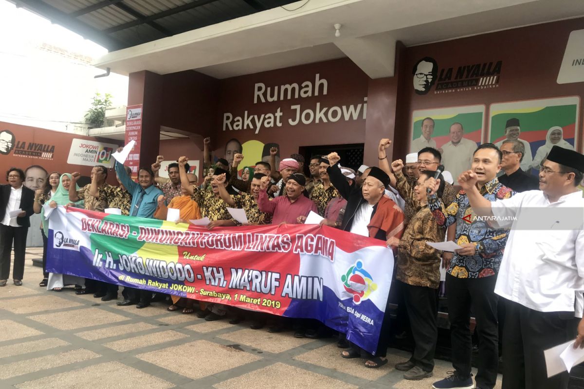 Kelompok lintas agama deklarasi menangkan Joko Widodo-Ma'ruf Amin