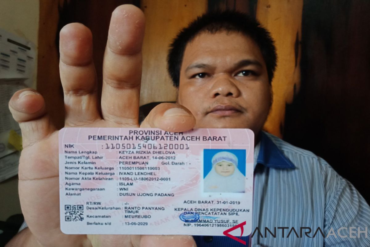 Aceh Barat mulai layani pembuatan Kartu Identitas Anak