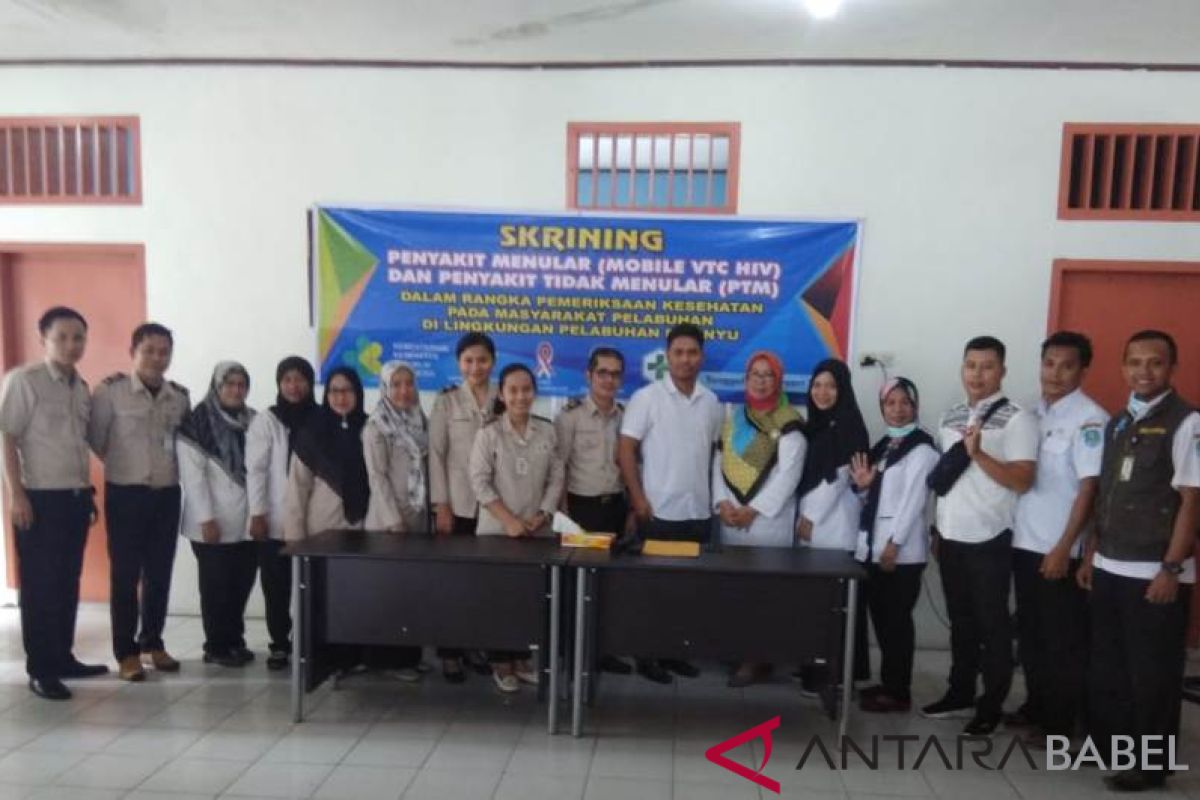 Dinkes Bangka lakukan skrining pekerja pelabuhan