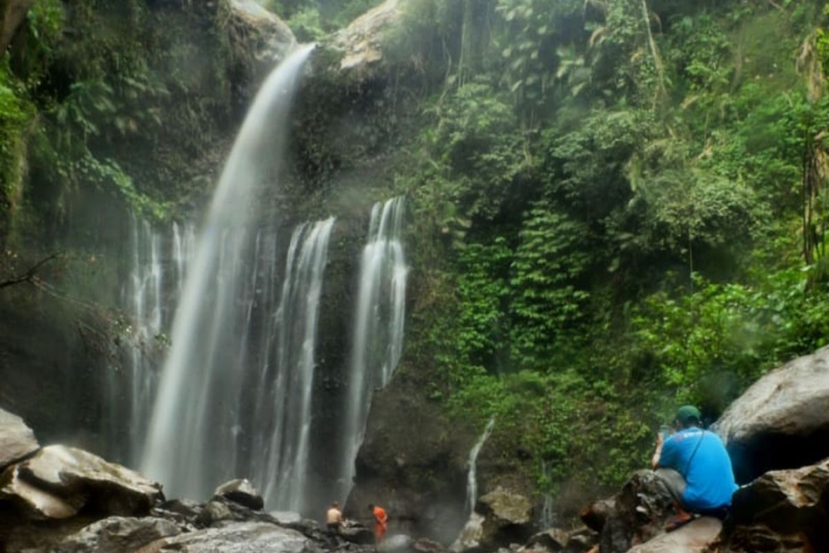 Air terjun Tiu Kelep, surga tersembunyi di kaki Rinjani