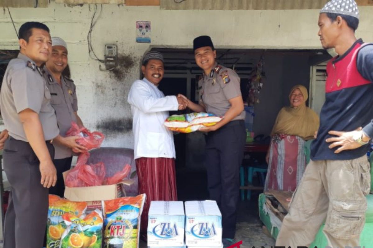 Polsek Puding Besar salurkan sembako korban banjir