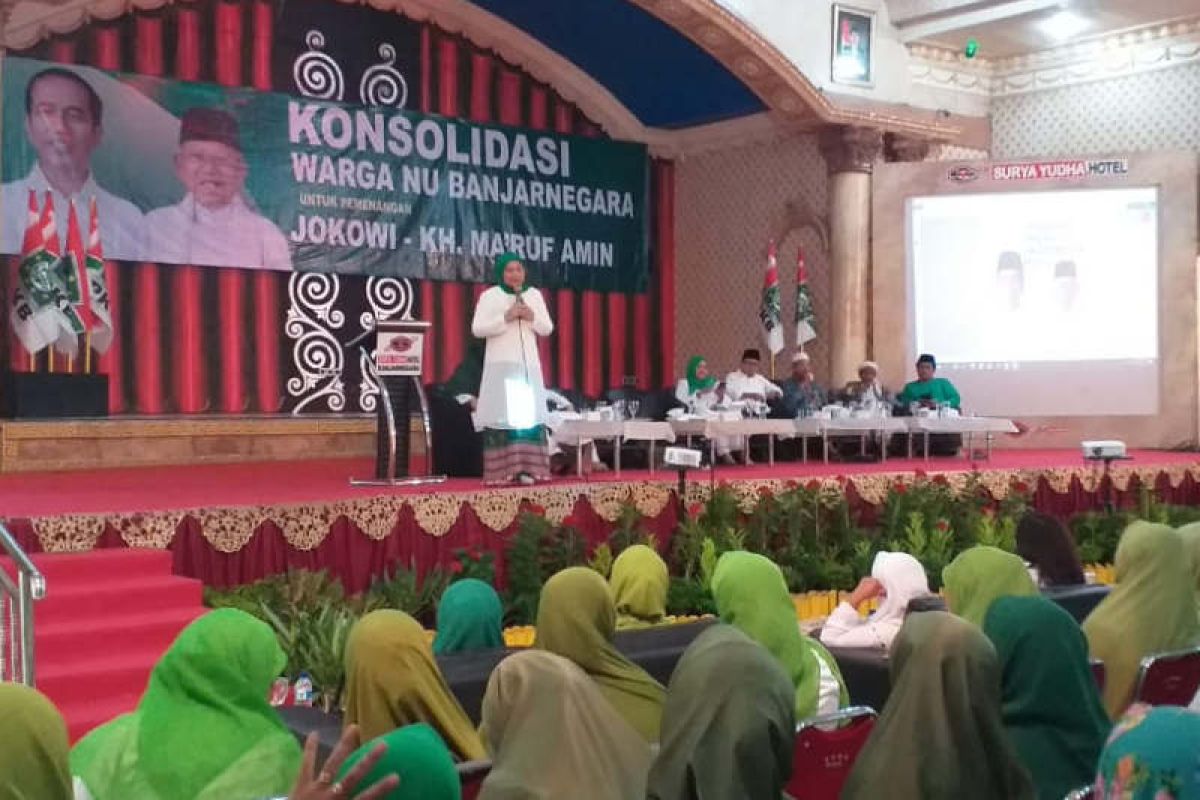 Ida Fauziyah optimistis kemenangan Jokowi-Ma'ruf di Purbalingga