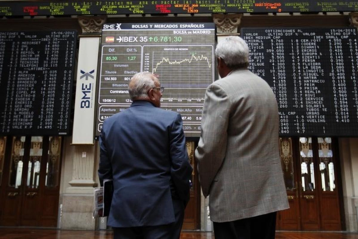 Bursa Spanyol menguat, Indeks IBEX-35 ditutup naik 23,10 poin