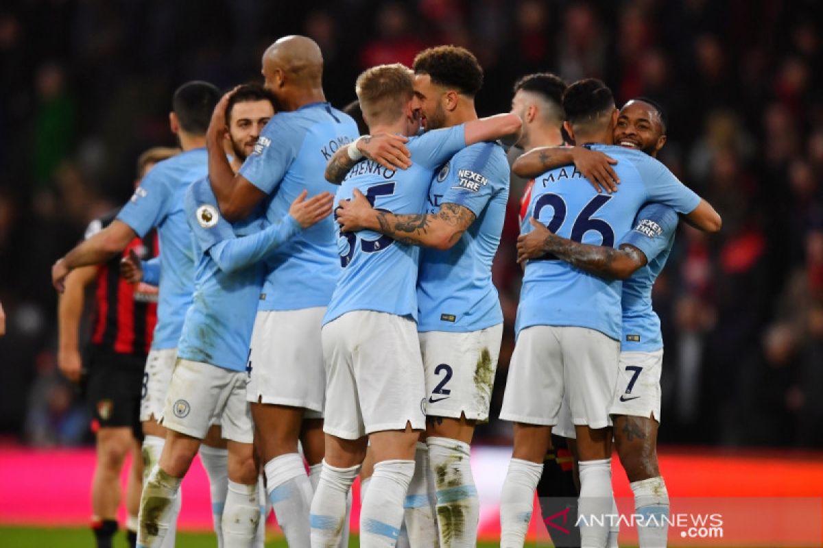 Hasil dan klasemen Liga Inggris, City gusur Liverpool dari puncak