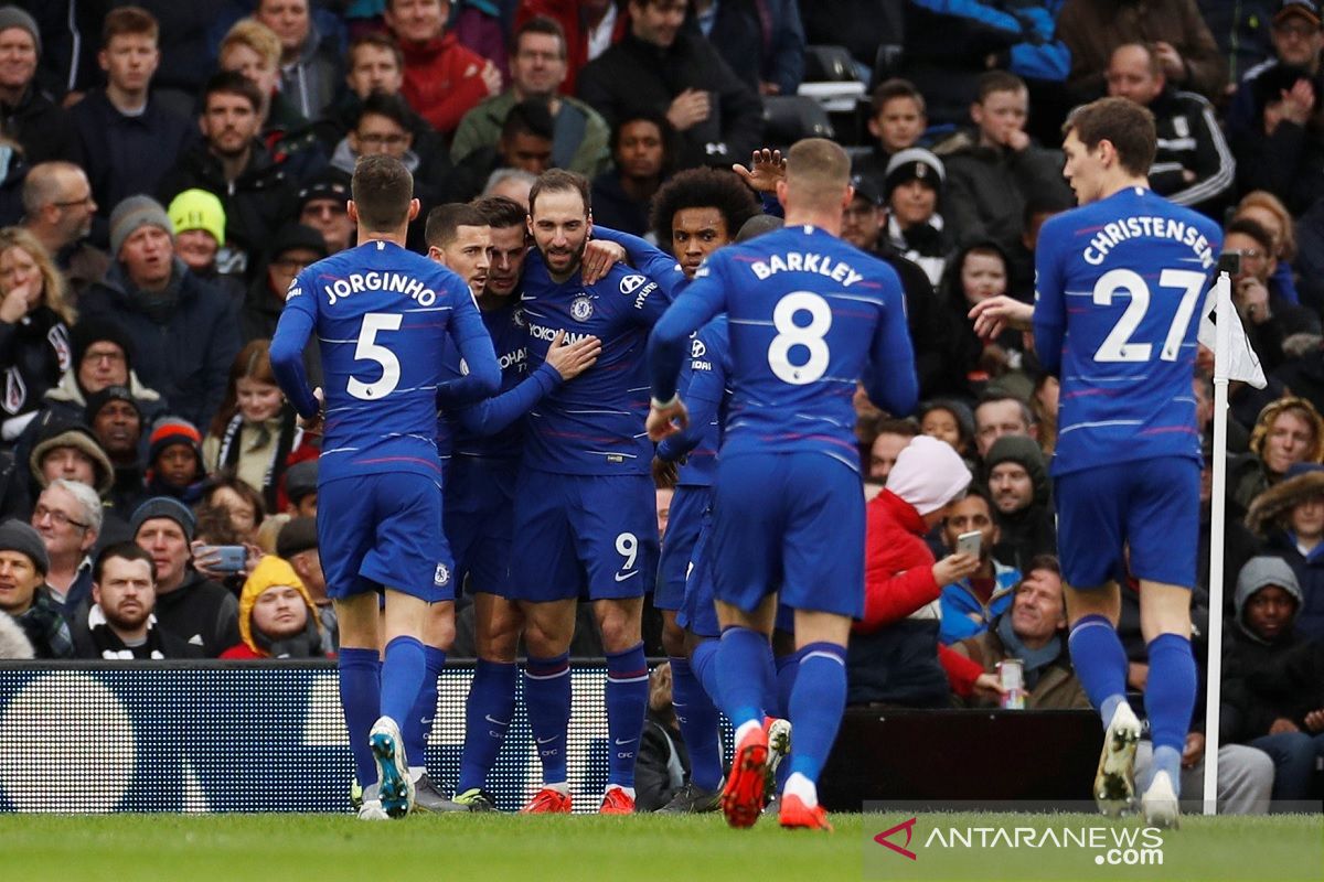 Chelsea menang 2-1 di kandang Fulham