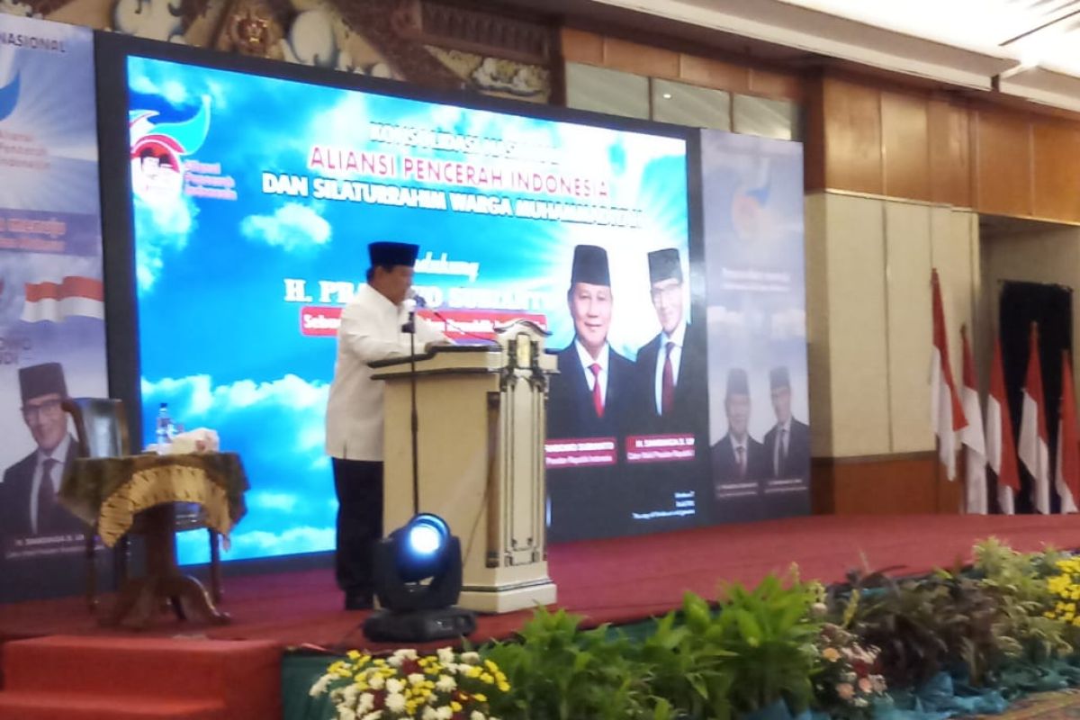 Prabowo: Era Orba memungkinkan anak muda berkarya