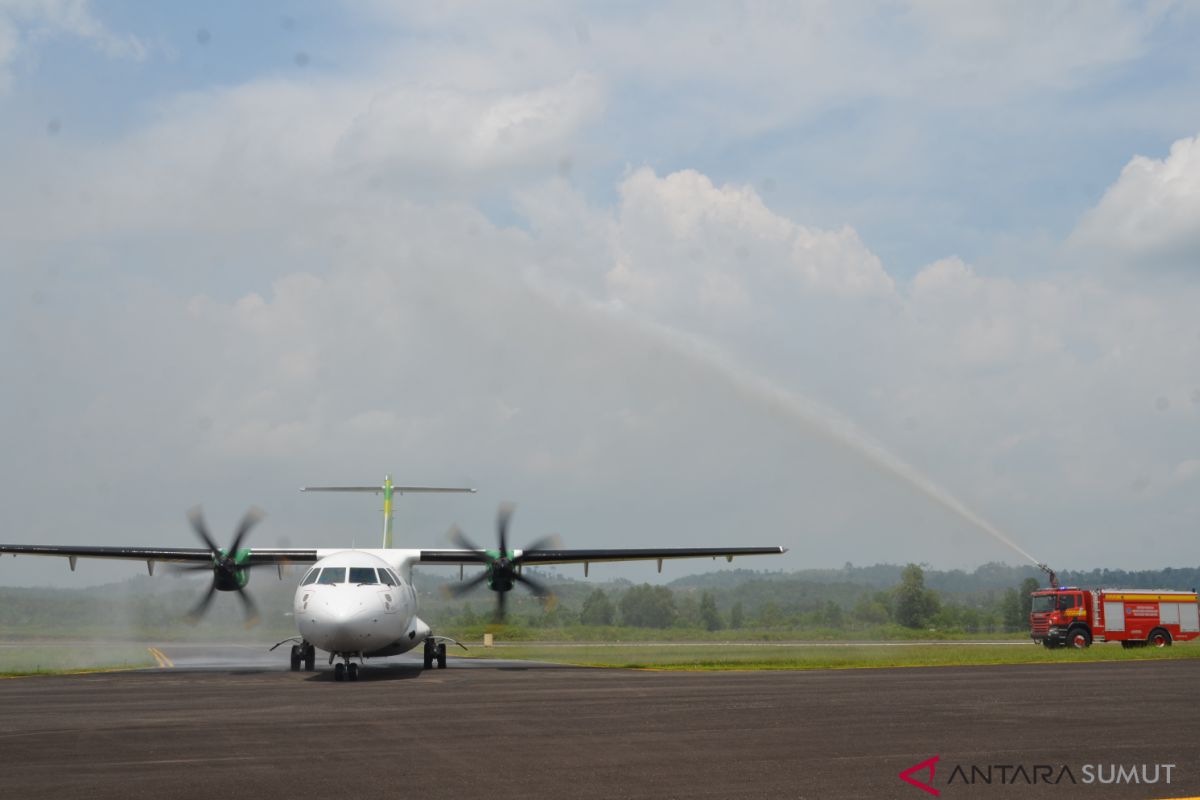 Citilink mendarat perdana di Bandara Aek Godang Paluta