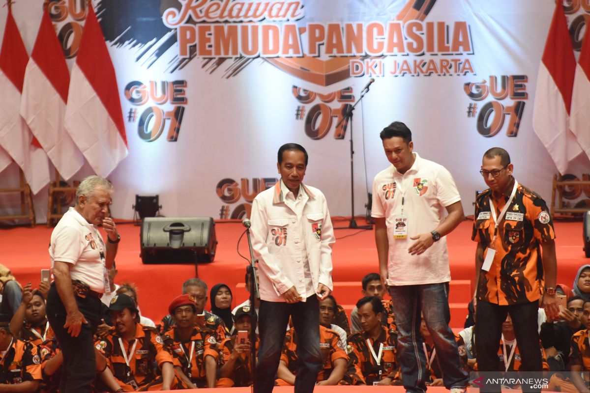 Jokowi apresiasi konsistensi PP menjaga Pancasila dan NKRI