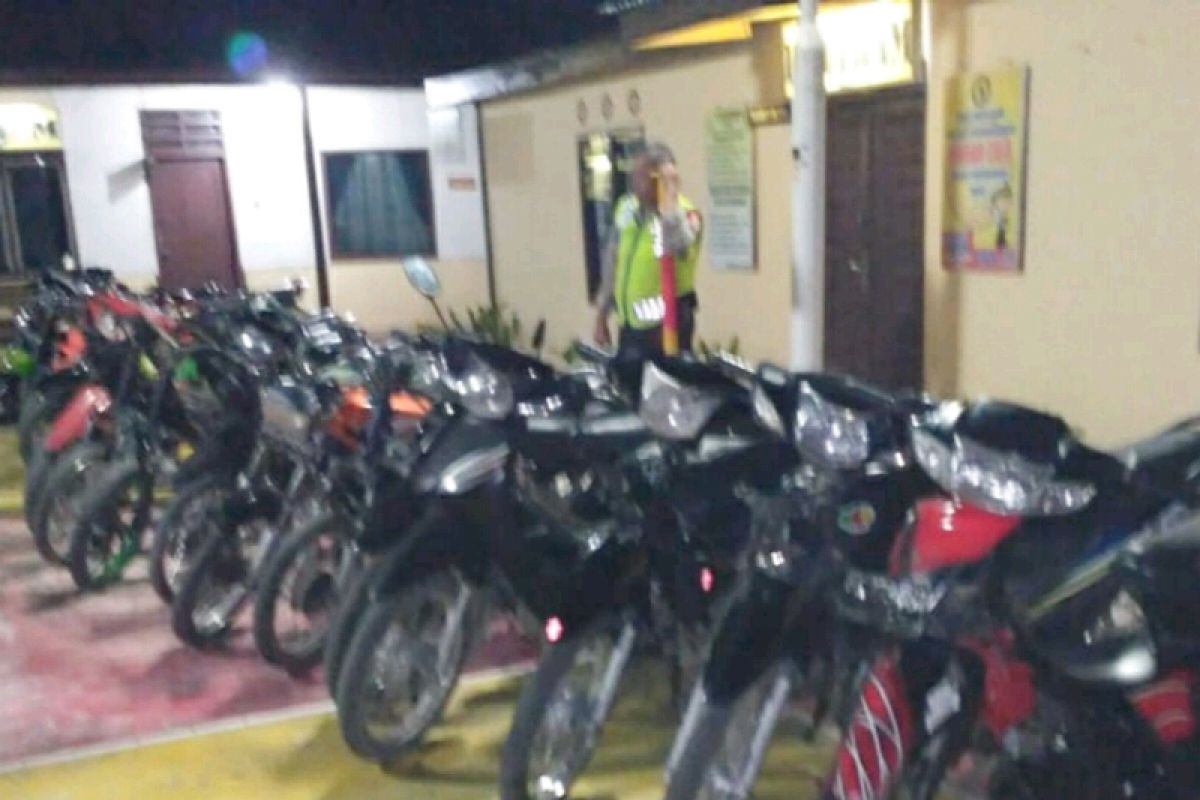 Polisi amankan 21 pebalap liar di Simalungun