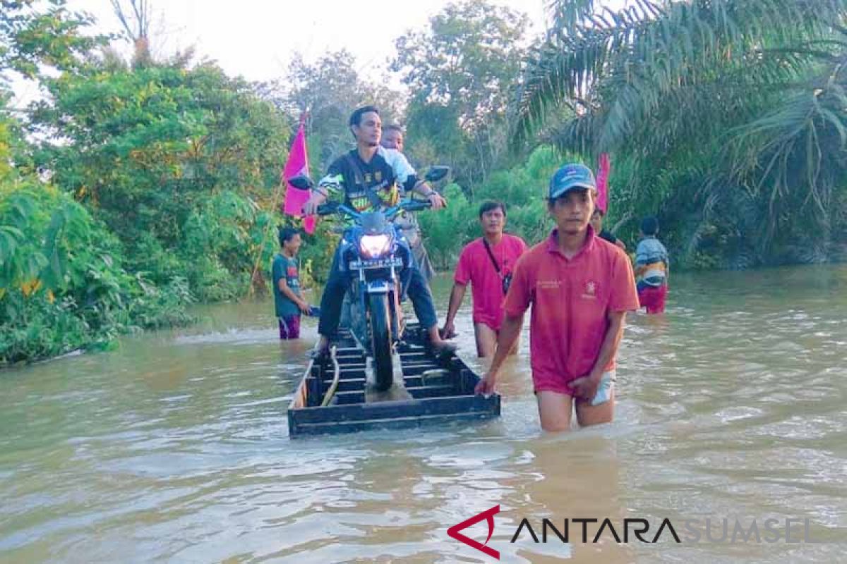 20 unit rumah terendam banjir di Empat Lawang akibat Sungai Musi meluap