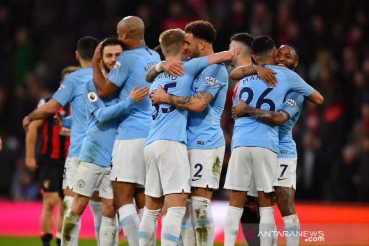 Klasemen Liga Inggris; City gusur Liverpool dari puncak