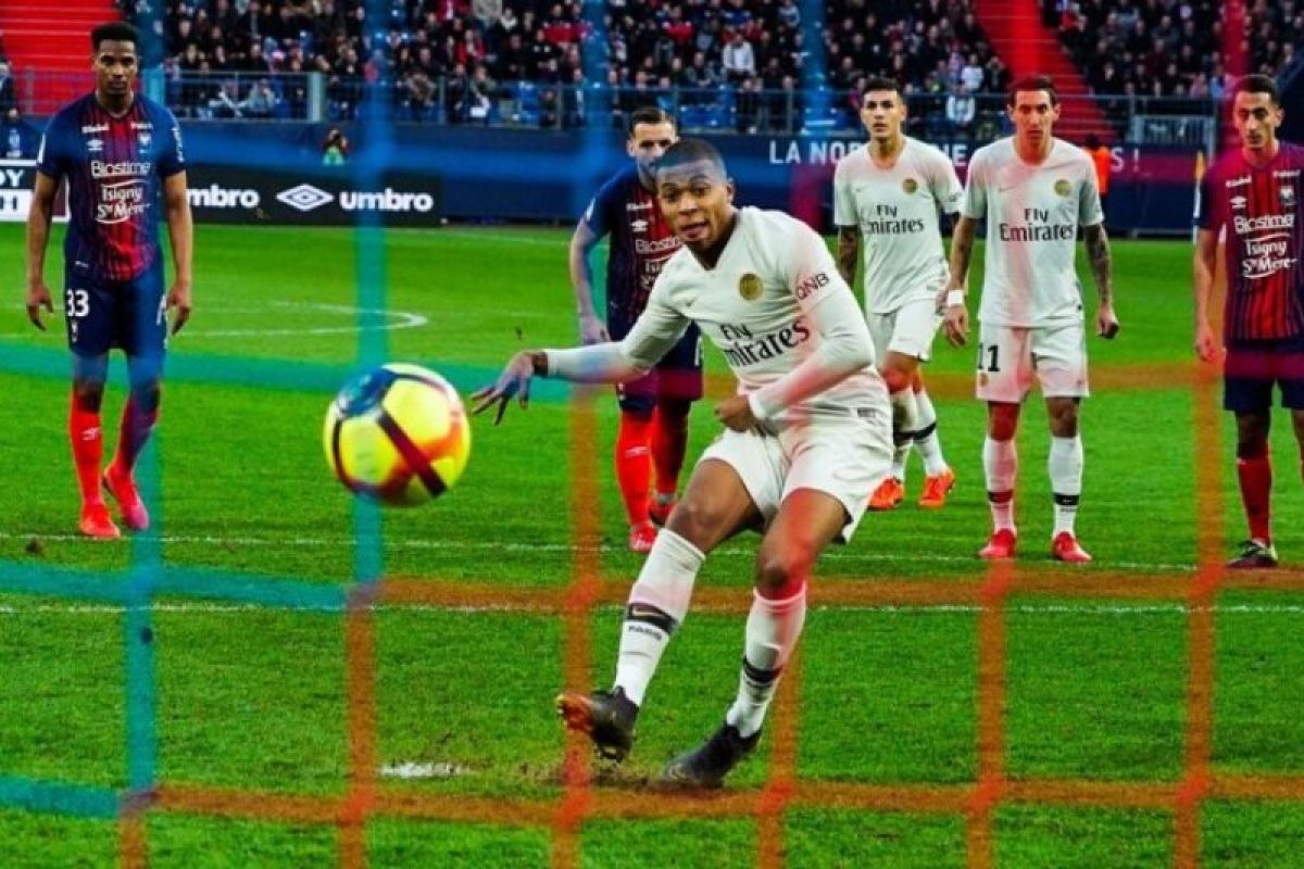 PSG bangkit dan kalahkan Caen berkat dwigol Mbappe