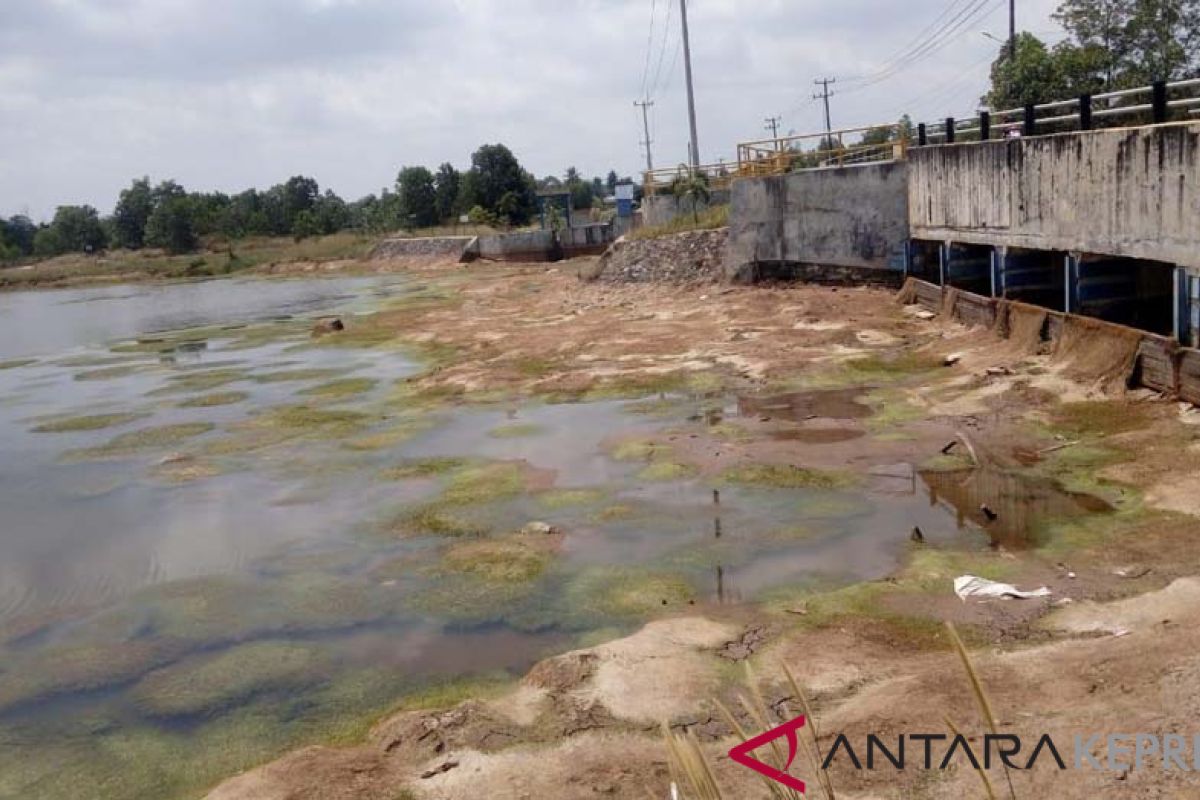 Air laut masuk Waduk Gesek Bintan