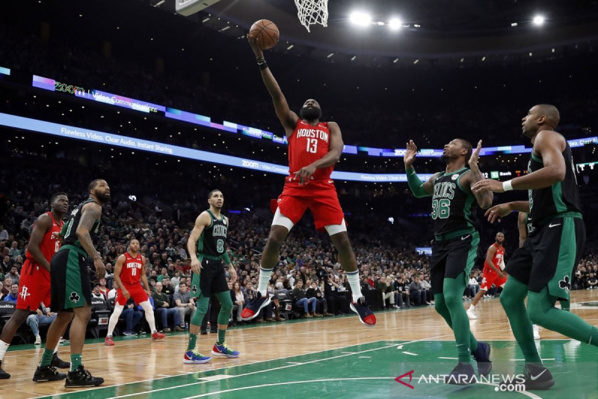Rockets pecundangi Celtics 115-104 disokong 42 poin Harden