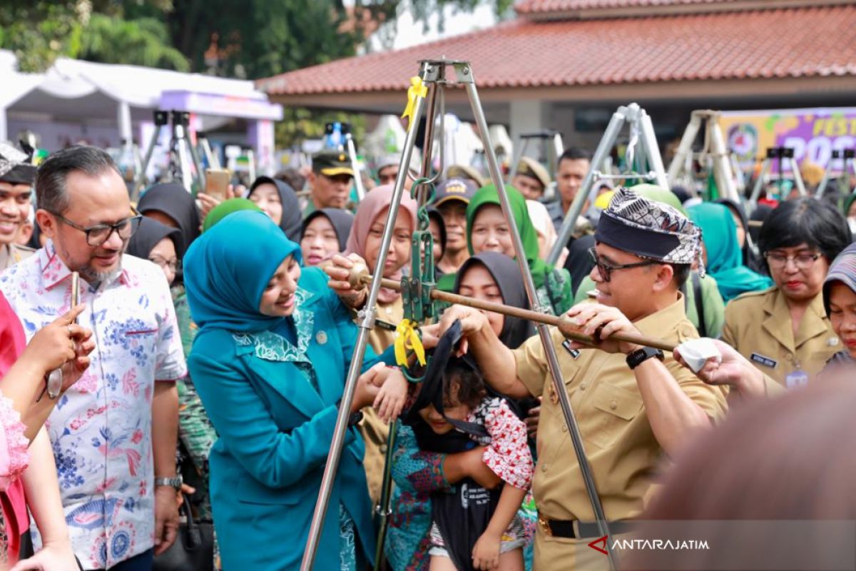 Festival Posyandu Kreatif Banyuwangi berlangsung meriah