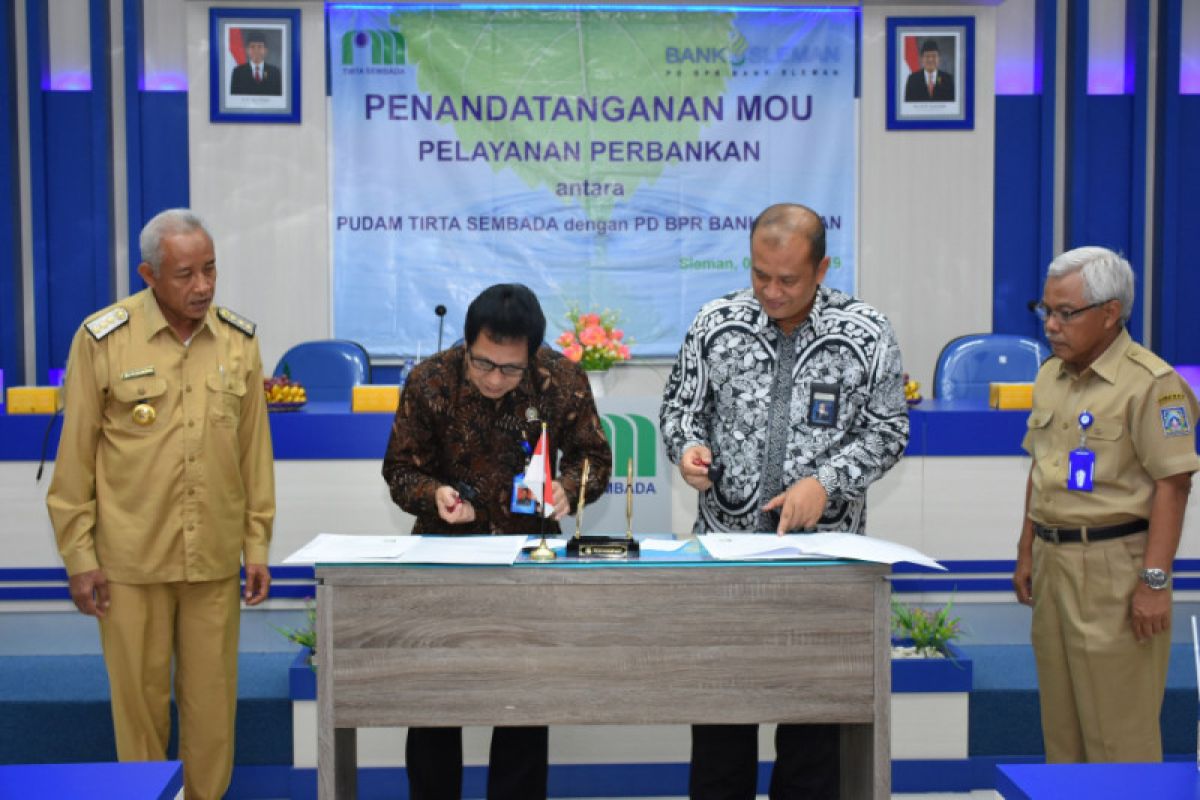 PUDAM Tirta Sembada-Bank Sleman kerja sama pembayaran