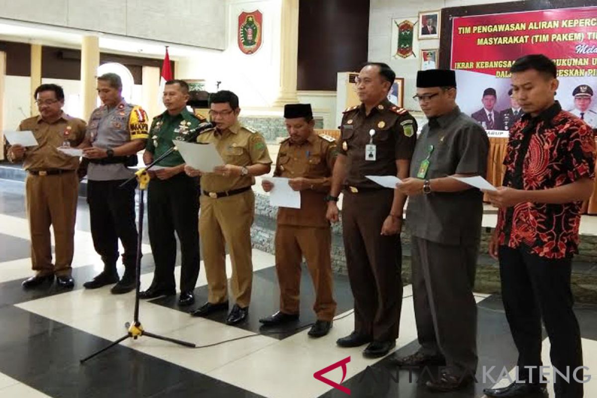 Tim Pakem prakarsai ikrar kebangsaan dan kerukunan umat beragama di Bartim