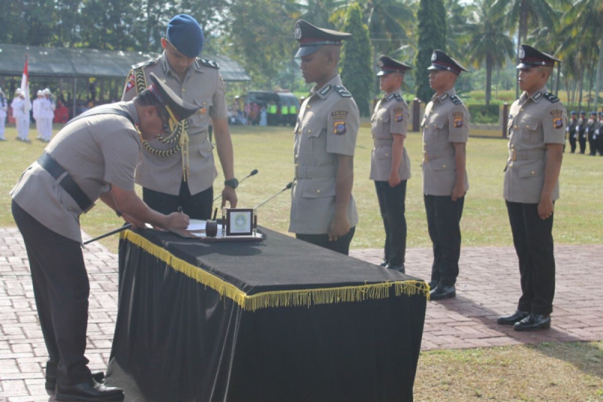 Kapolda Sulteng lantik 134 bintara Polri yang baru