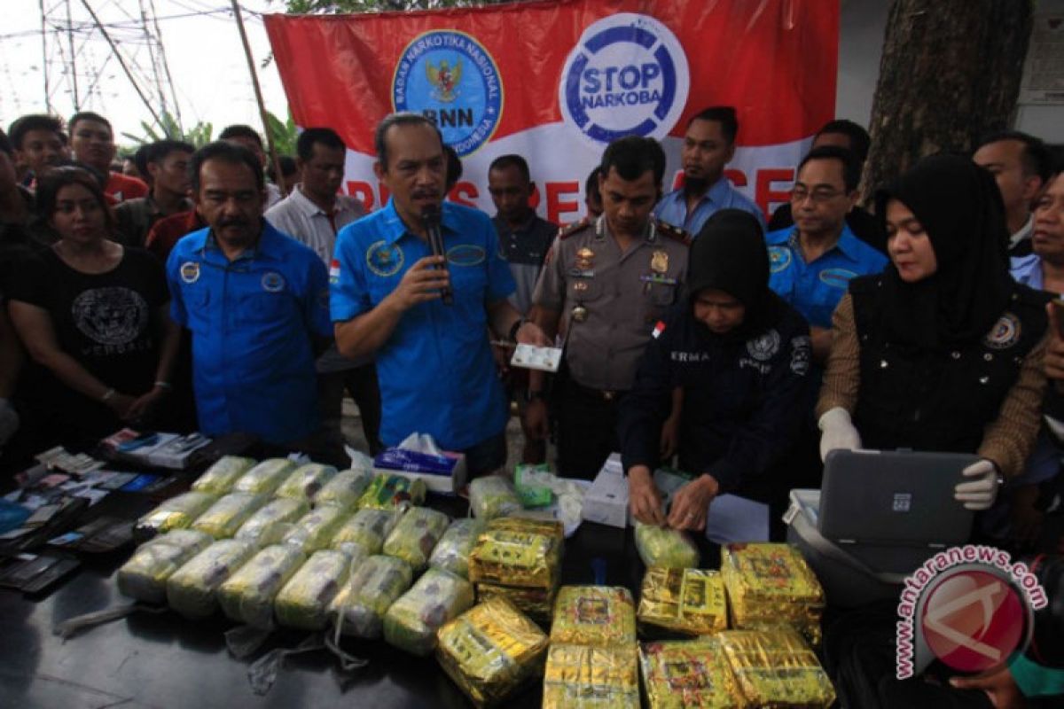 BNN gagalkan pengiriman 30 kg sabu-sabu ke Sumatera Utara Sumut