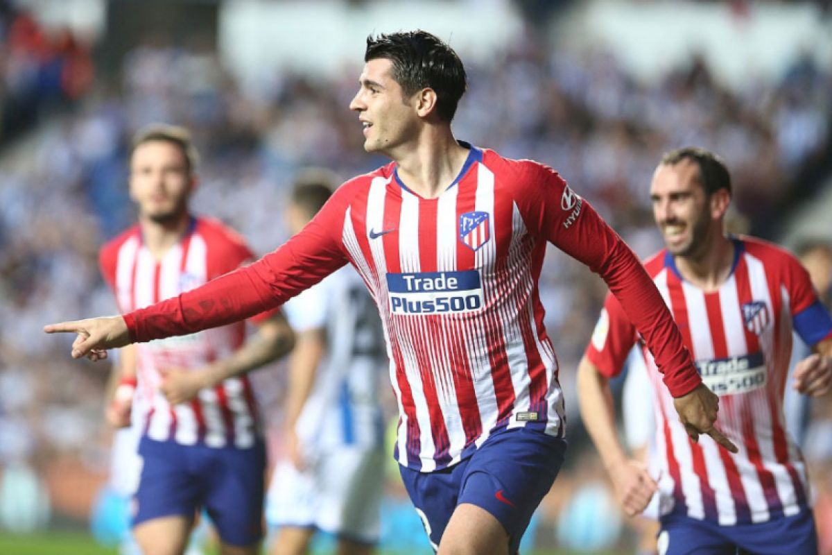 Morata borong dua gol, Atletico benamkan Sociedad