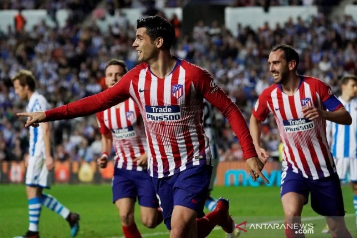 Morata borong dua gol, Atletico benamkan Sociedad