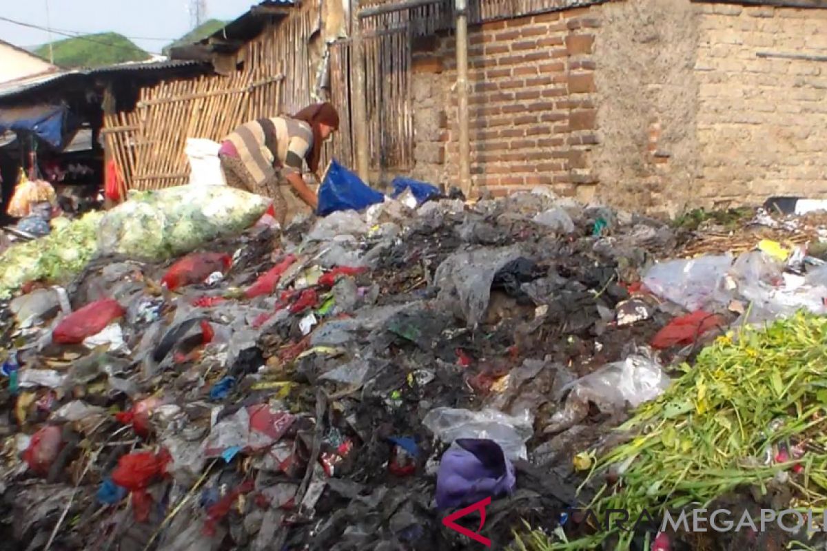 Ratusan ton sampah Karawang tidak terangkut ke TPA