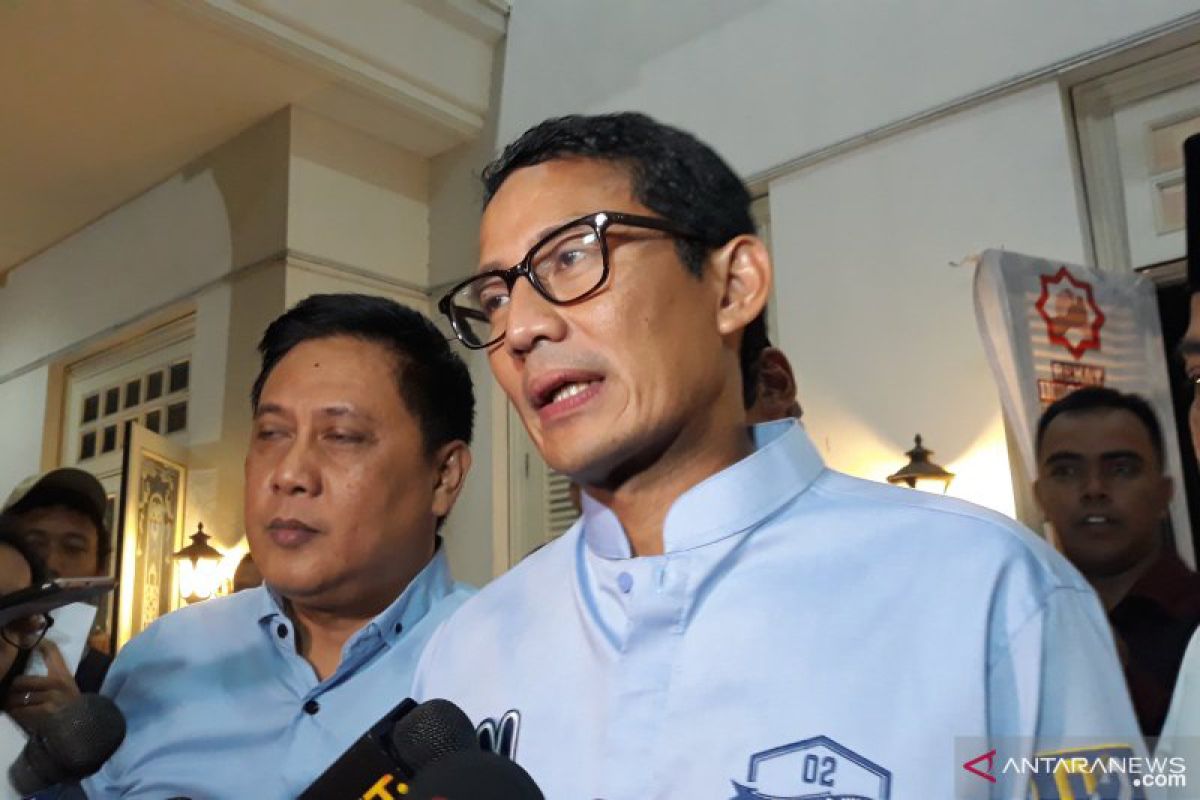 Sandiaga ngaku tetap optimis meski kalah di sejumlah survei