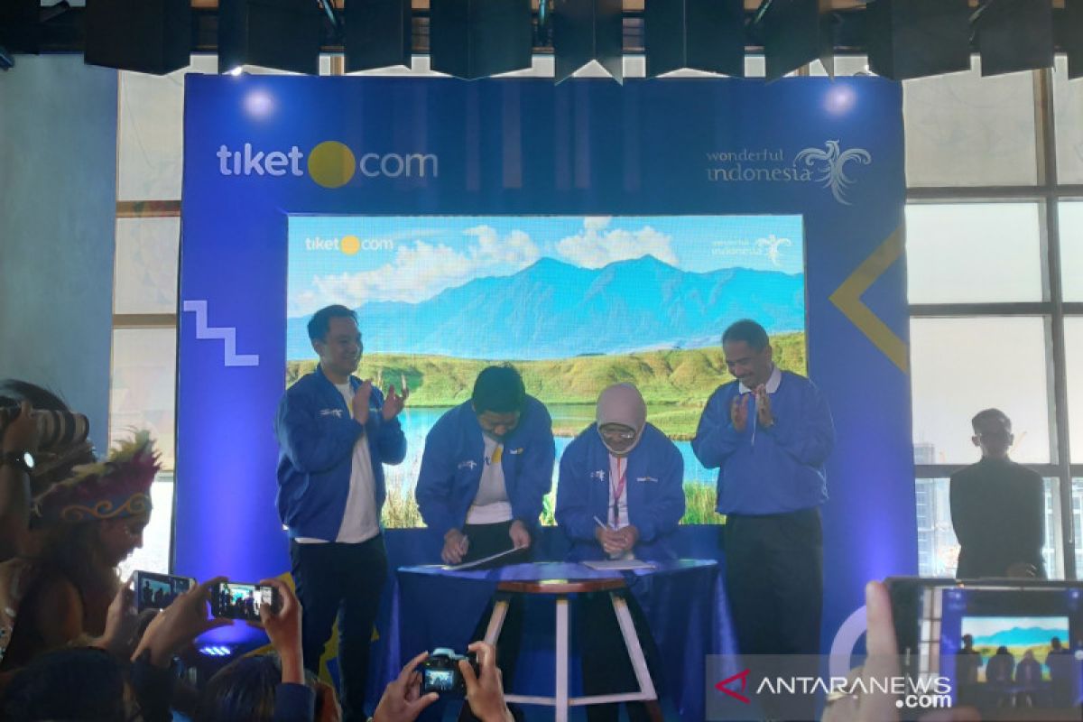 Tiket.com kerja sama dengan Kemenpar promosi Wonderful Indonesia