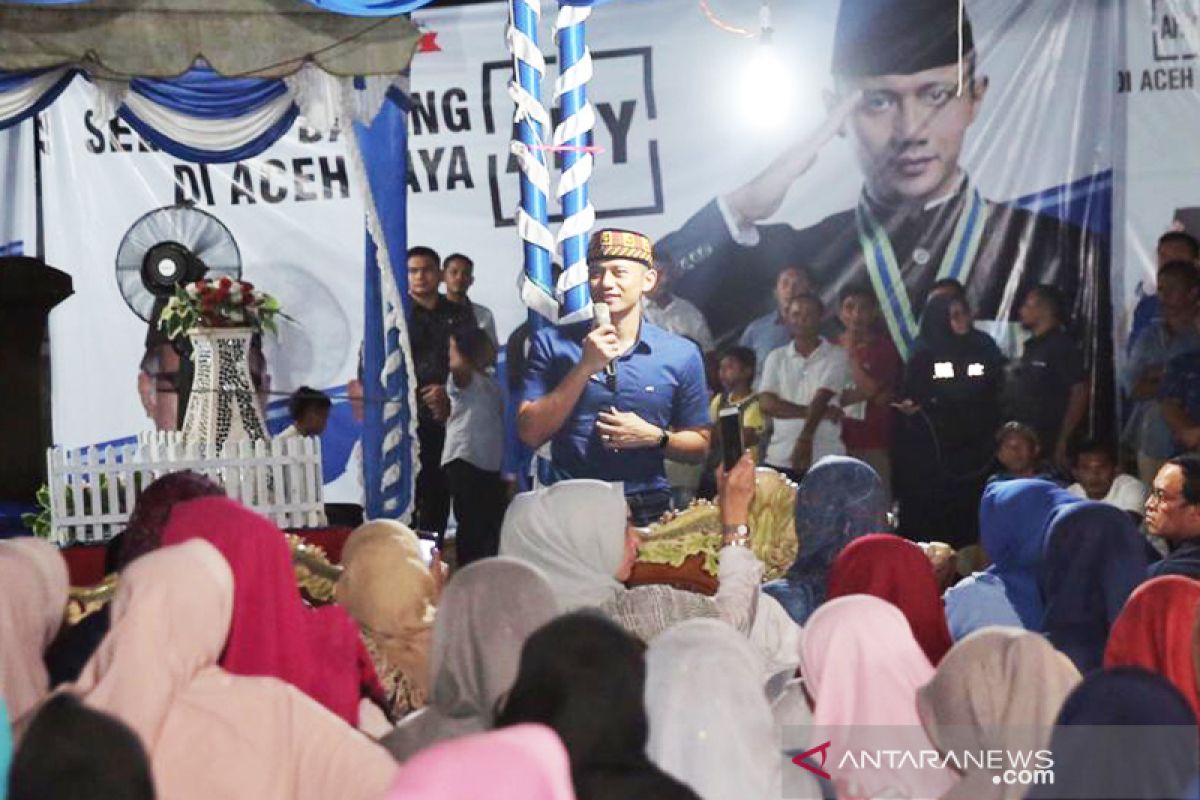 AHY ajak warga jaga perdamaian Aceh
