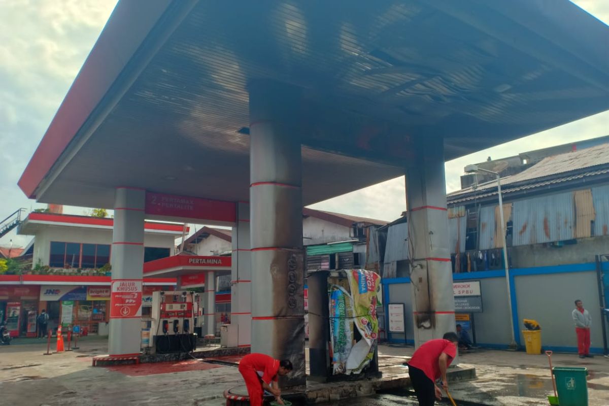 Stok BBM aman pascakebakaran SPBU di Jalan Imam Bonjol Pontianak