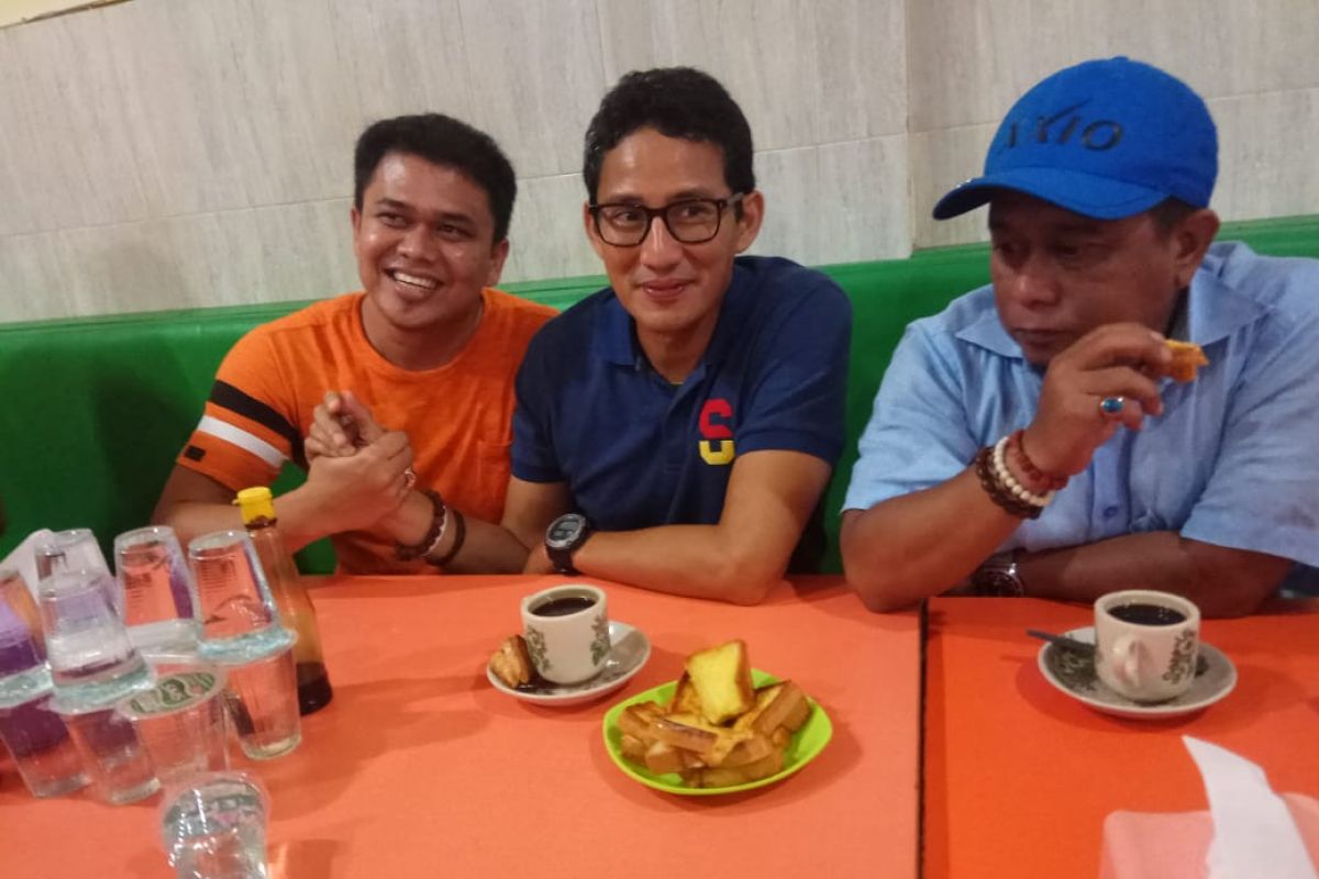Sandiaga Uno terkesan kopi khas Riau