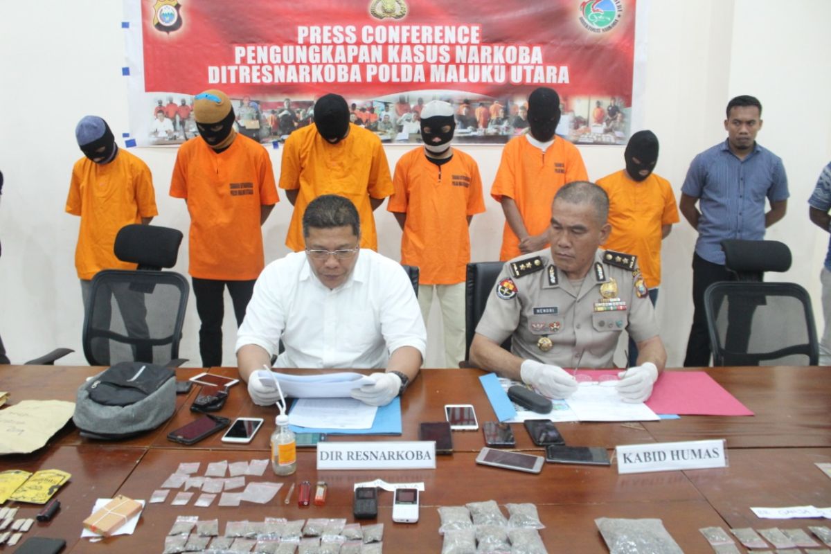 Ditresnarkoba bekuk pengedar narkoba di Maluku Utara