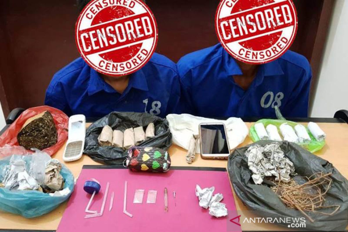 Polisi Singkil ringkus dua pemuda bisnis ganja