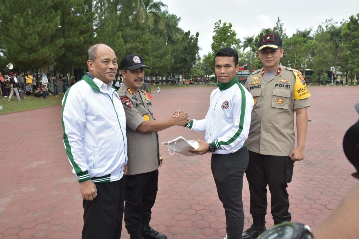 Kapolda lepas kontingen Inkanas Sumut ke kejurnas