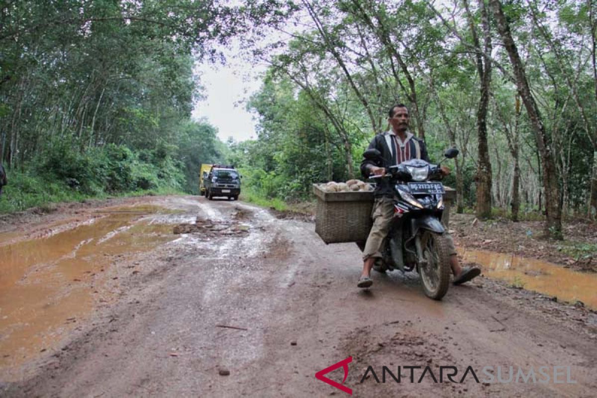 Pemkab OKU perbaiki jalan poros Batumarta secara bertahap