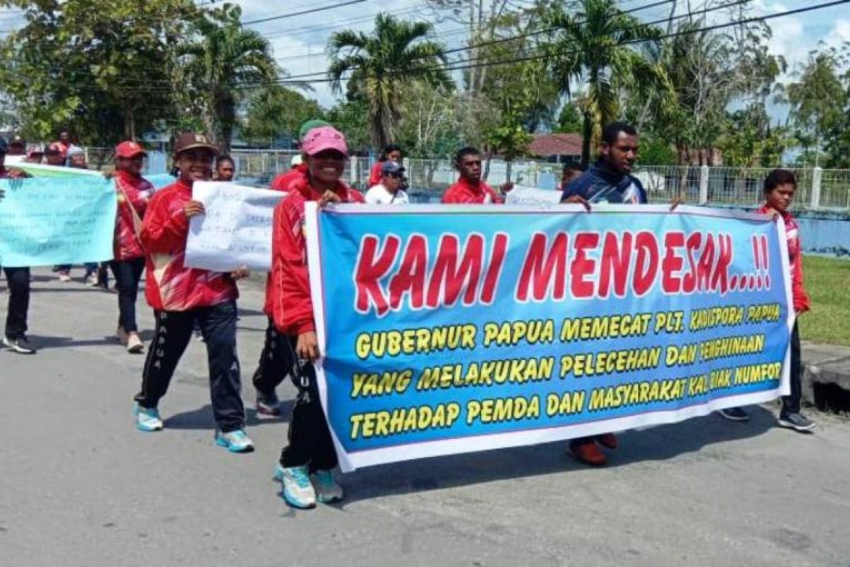 Atlet hoki Papua tuntut pembangunan arena PON di Biak